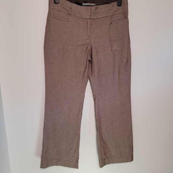 Smart Set Regular Curvy Fit Dark Beige Pants - Picture 2 of 8
